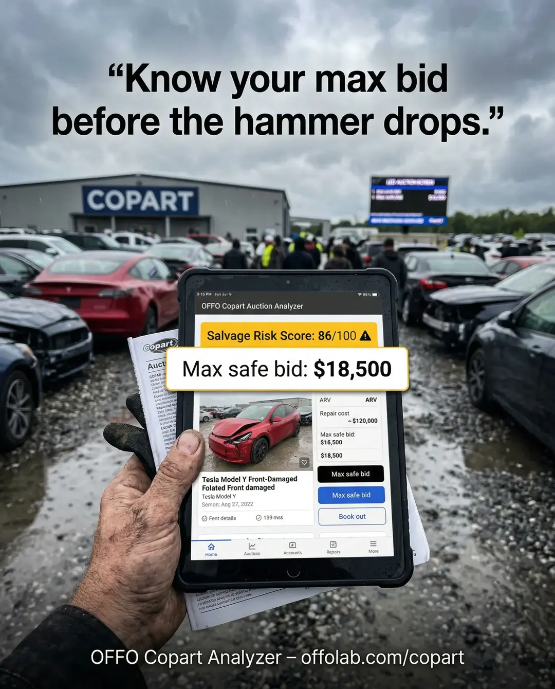 Copart auction analysis